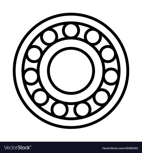 Bearing icon Royalty Free Vector Image - VectorStock