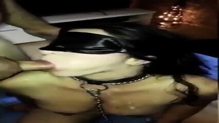 Blind Folded Mature Wife Swallows Multiple Loads Of Cum