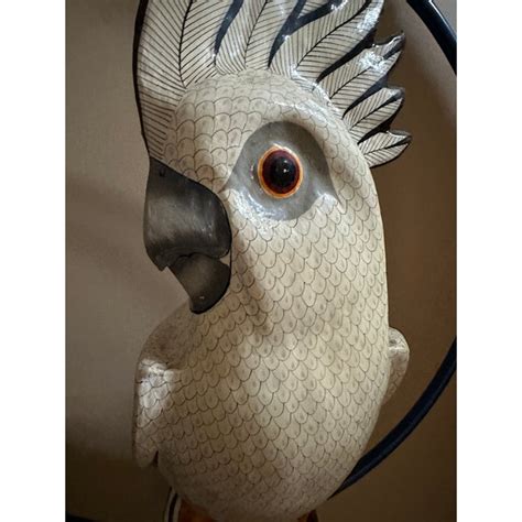 1970 Giant Cockatoo Paper Mache Sculpture After Bustamante | Chairish