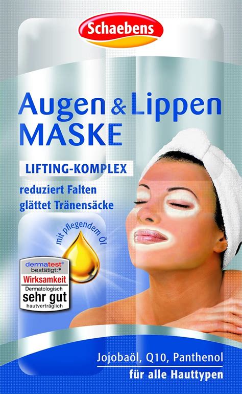 Schaebens Augen Und Lippen Maske 15er Pack 15 X 6ml Amazon De