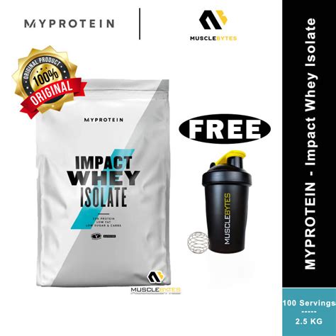 Myprotein Impact Whey Isolate Kg Kg Lazada