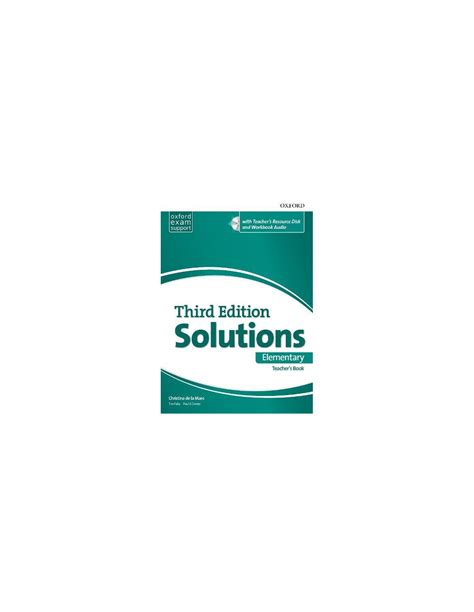 Solutions 3nd Edition Elementary Workbook & CD Pack