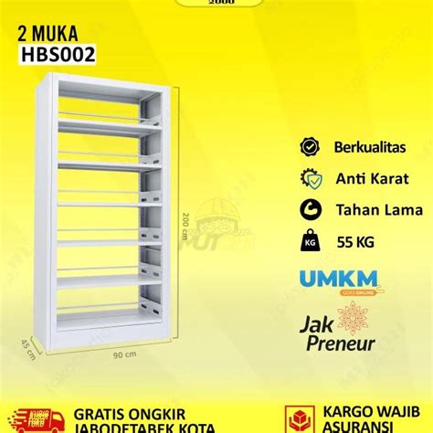 Jual Rak Buku Perpustakaan Rak Besi Perpustakaan Rak Muka Susun