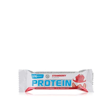 Maxsport Strawberry Protein Bar 60g Spinneys UAE