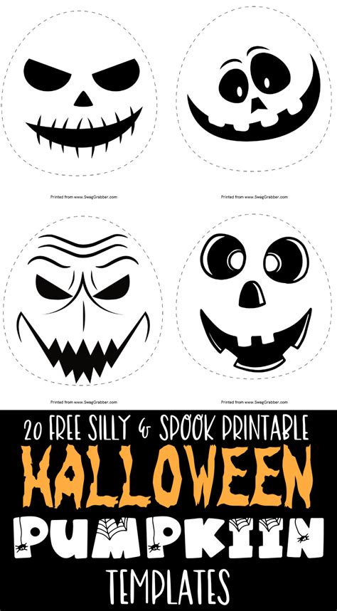 Free Printable Halloween Pumpkin Stencil Templates Printable Pumpkin Stencils Pumpkin Face