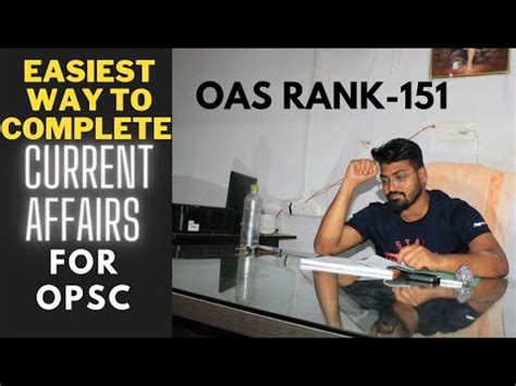 Easiest Way To Complete Current Affairs For OPSC OAS Exam Monthly