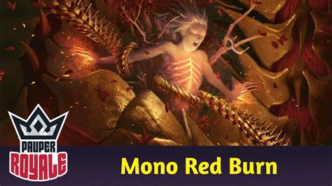 PAUPER Deck Mono Red Burn Pauper Royale 141 YouTube