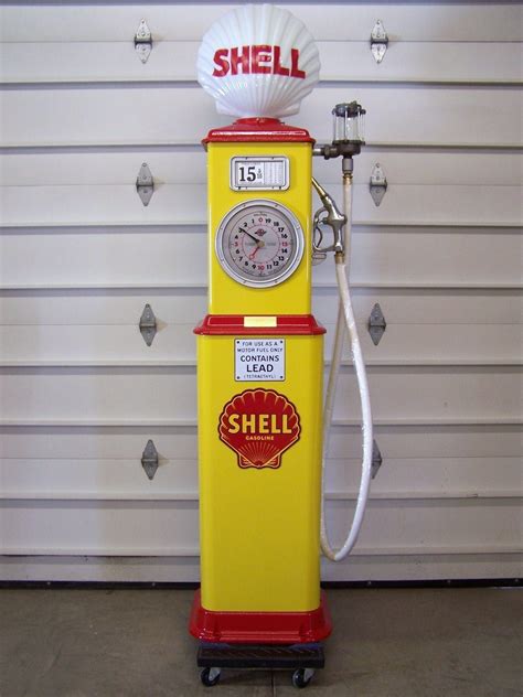 Vintage Fuel Pump Shell Vintage Gas Pumps Gas Pumps Old Gas Stations