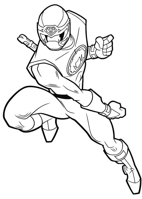 Power Rangers Samurai coloring pages for boys to print for free