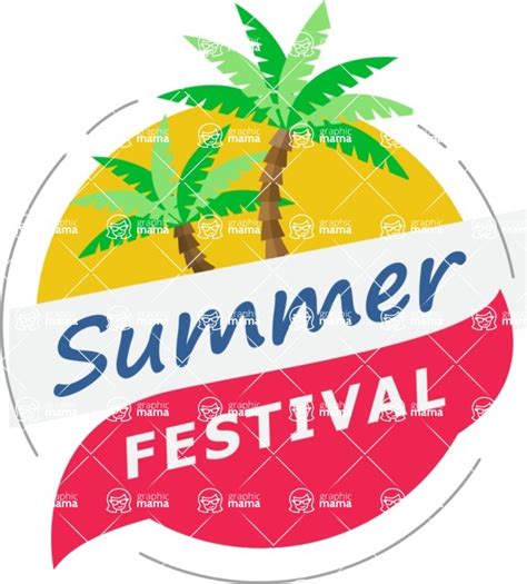 18 Summer Logo Templates / Summer Logo Template 8 | GraphicMama