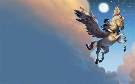 Fantasy Art Pegasus Boys Chronicles Of Narnia Free Wallpaper