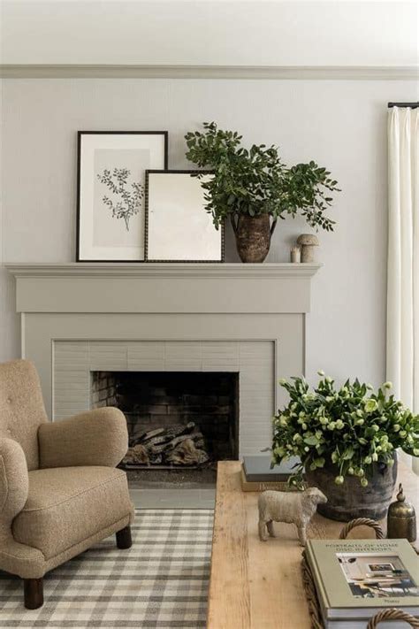 Transitional Fireplace Mantel Decor Ideas Lady Decluttered