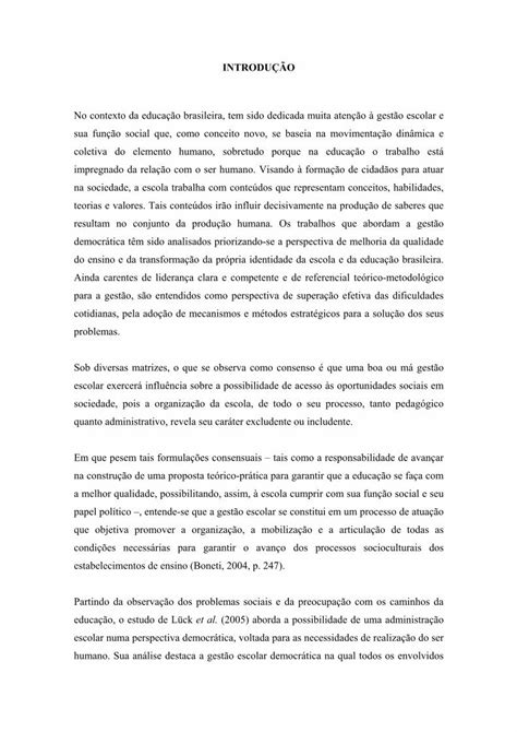 PDF Disserta O Adriana Gest O Texto Unipac Br Esse Processo De