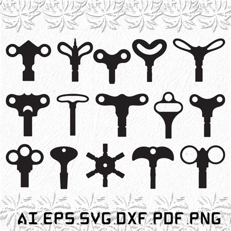 Wind Up Keys Svg Wind Up Key Svg Key Svg Wind Up Keys Etsy