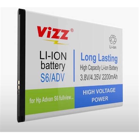 Jual Baterai Vizz Advan S6 Full View I55d Batre Battery Double Power Ic