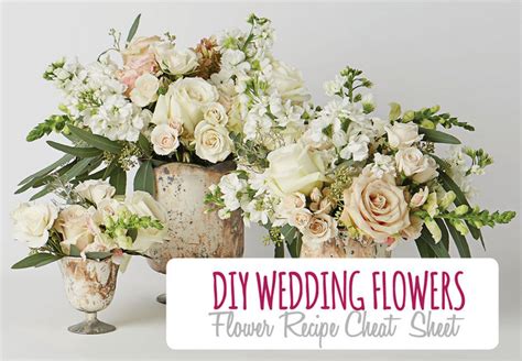 White and Green DIY Flower Centerpiece Recipe