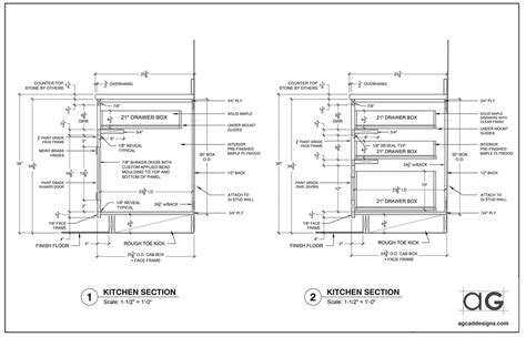 Millwork Cad Shop Drawing Casework Drawing Service Usa 310 431