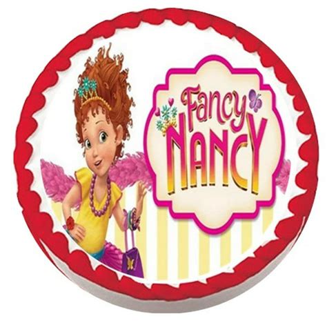 Fancy Nancy Image Edible Cake Topper Frosting Sheet