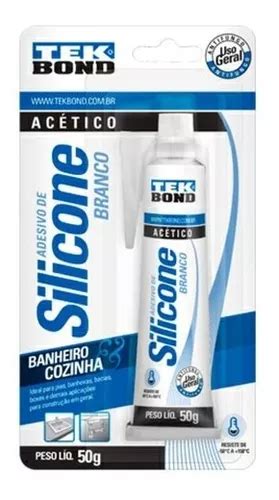 Pegamento De Silicona Tekbond 35061010 Color Blanco MercadoLibre