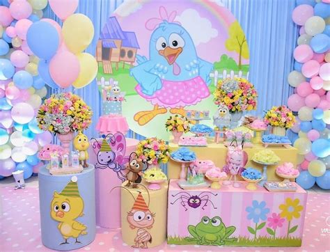 Tema De Aniversário Galinha Pintadinha Rosa casaideas fontanar