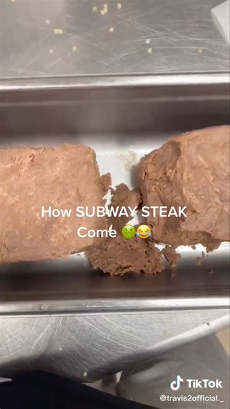 Subway Worker Exposes Steak In Viral Tiktok Video