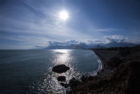 太阳能海洋海滩高清图库素材免费下载图片编号6991423 六图网