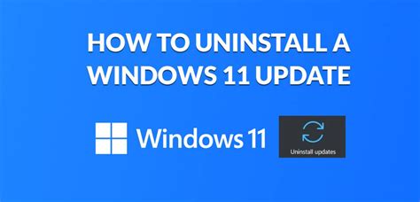 How To Uninstall A Windows 11 Update Ghacks Tech News