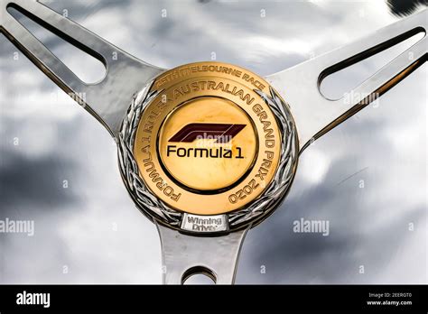 The Australian Grand Prix trophy during the Formula 1 Rolex Australian ...