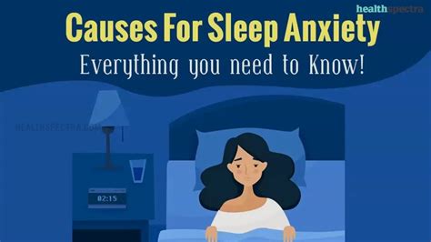 Causes For Sleep Anxiety Everything You Need To Know Healthspectra Youtube