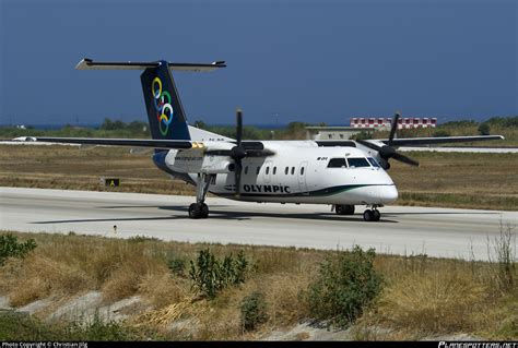 Sx Bip Olympic Air De Havilland Canada Dhc A Dash Photo By