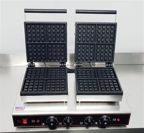 BELGIAN WAFFLE MAKER - BELGIAN WAFFLE IRON - FOUR SLICE WAFFLE MAKER ...