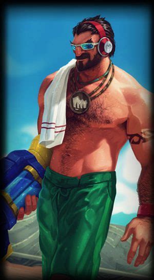 Pool Party Graves - League of Legends skin - LoL Skin