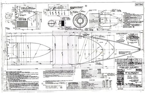 A Blueprint Shows The Plans For A Boat