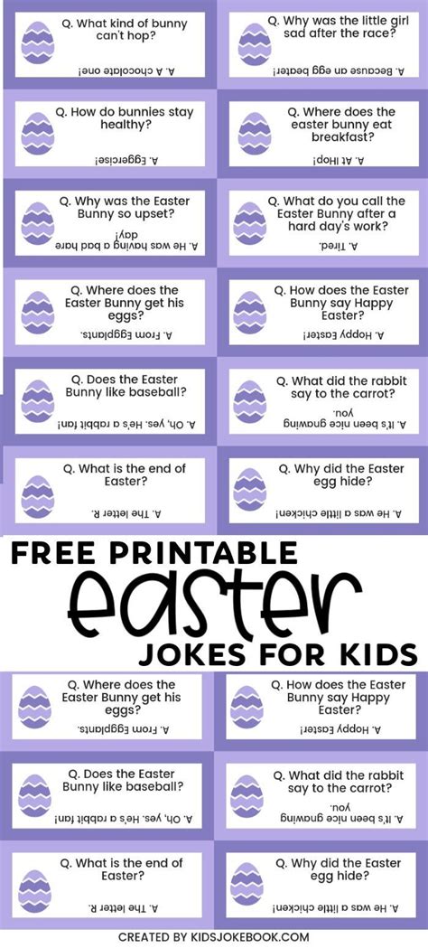 Printable Easter Jokes And Riddles