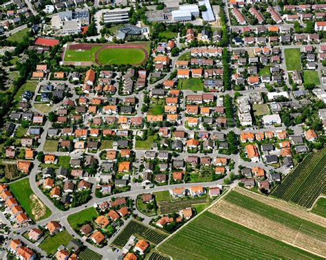 Luftbild Lauffen Am Neckar Wohngebiet Mischbebauung Der Mehr Und