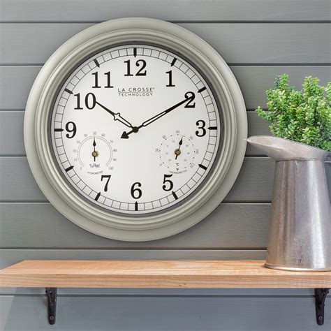 Outdoor Clock Thermometer Combo Wall Decor Ideas To Refresh Your