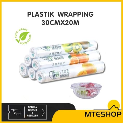 Jual MTE PLASTIK WRAPPING MAKANAN 30CM ROLL CLING WRAP PLASTIK