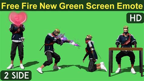 Free Fire Green Screen Emote Copyright Free FF Green Screen Video By