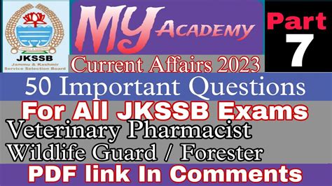 Current Affairs Part Jkssb Current Affairs Latest