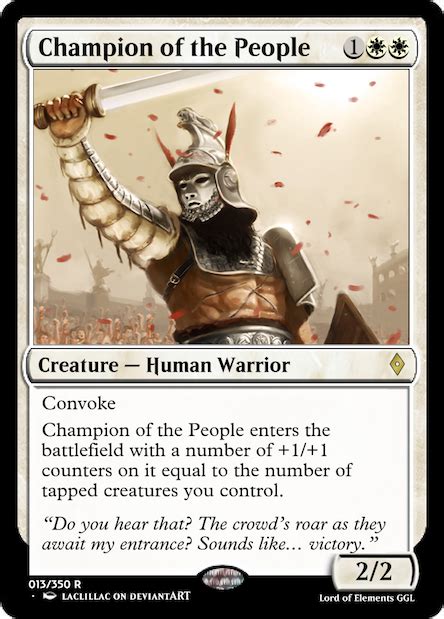 Champion of the People : r/custommagic