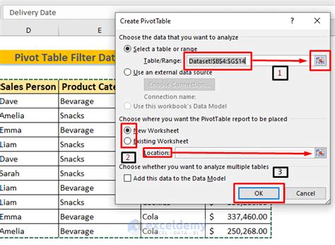 How To Use Pivot Table To Filter Date Range In Excel 5 Ways