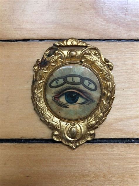 Odd Fellows Pin FLT All Seeing Eye Vintage Celluloid Medallion | eBay ...