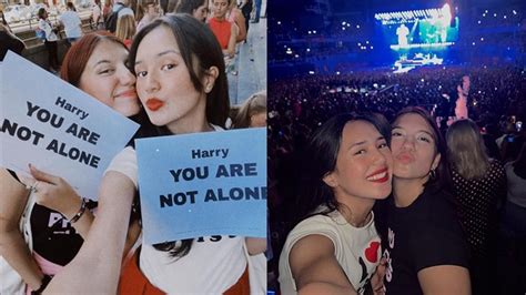 6 Potret Keseruan Beby Tsabina Dan Cassandra Lee Nonton Konser Harry