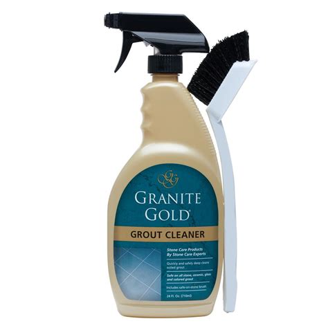 Granite Gold 24 Oz Grout Cleaner With Brush Gg0371 The Home Depot