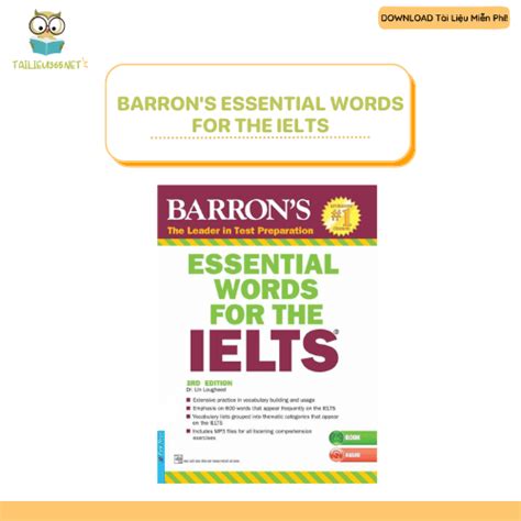 PDF Audio Tải Barron s Essential Words for the IELTS