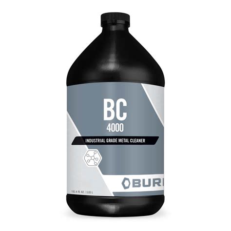 Industrial Strength Cleaner for Metal - BC-4000 · Burke Industrial Coatings