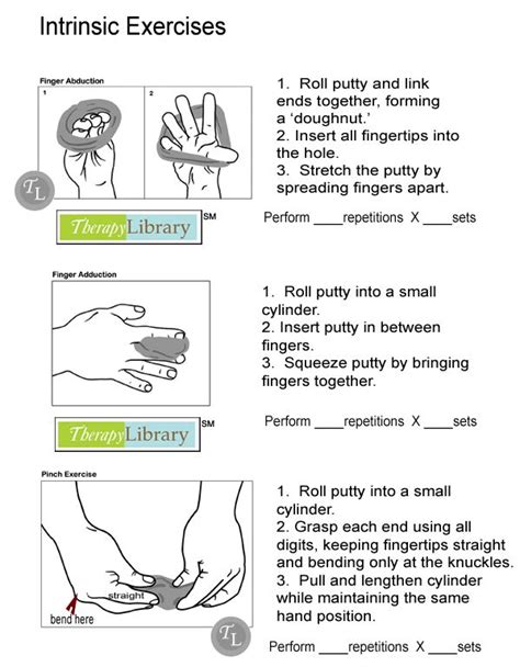 Muscle Exercises: Intrinsic Hand Muscle Exercises