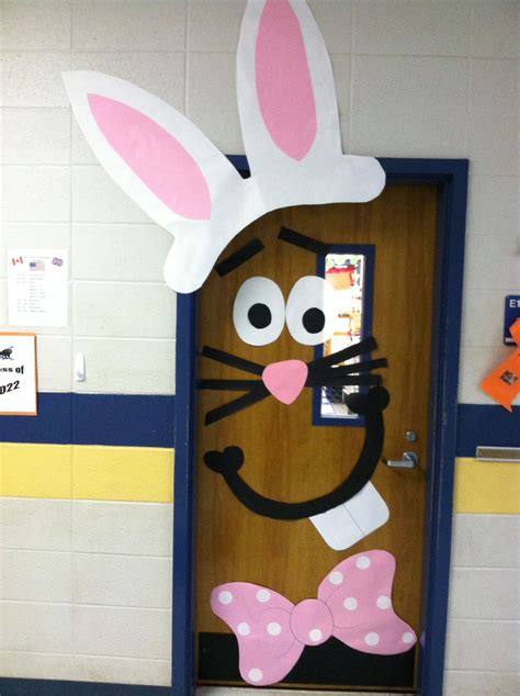 Turned My Dr Seuss Door Into An Easter Bunny Door Easter