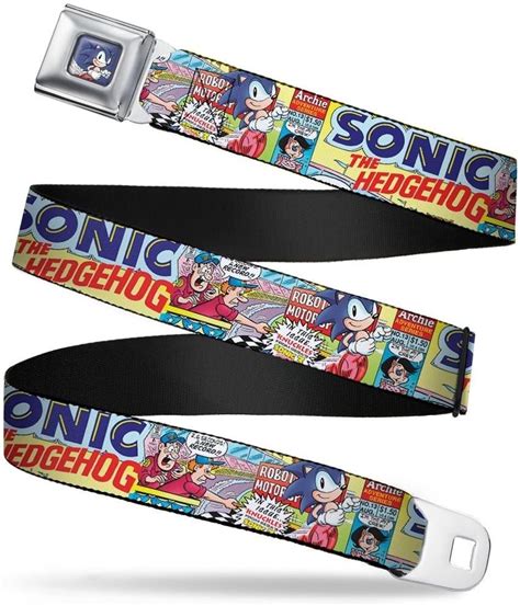 Buckle Down Seatbelt Belt Sonic Comic 13 Sonic Race