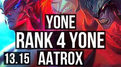 Yone Vs Aatrox Top Rank 4 Yone 9 Solo Kills Dominating Na